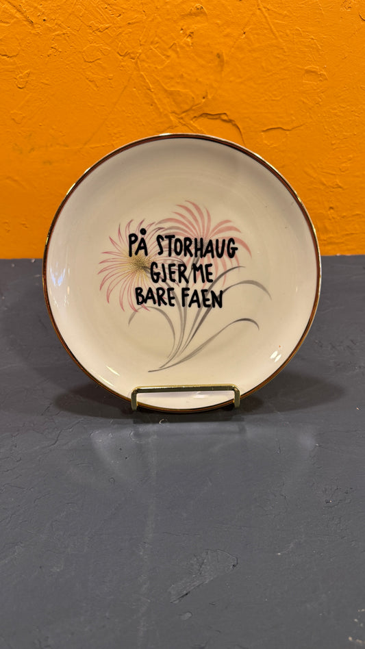 På Storhaug gjer me bare faen Tallerken