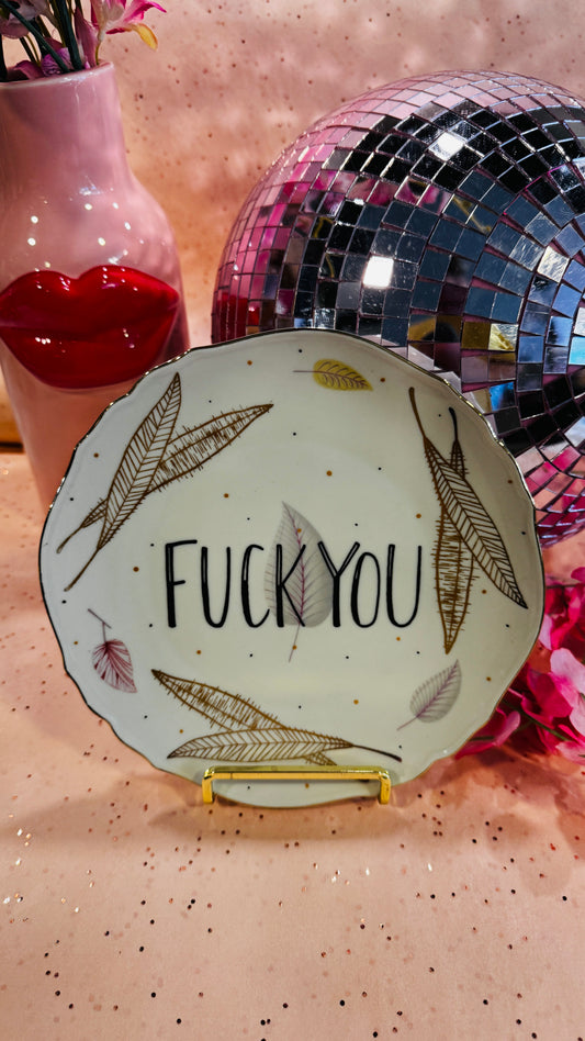Fuck You Tallerken