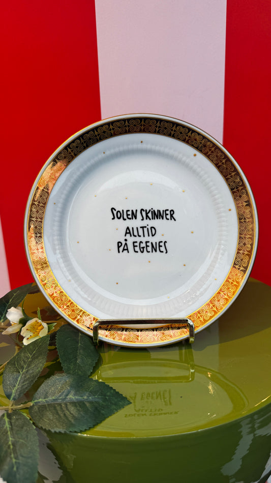 Solen skinner alltid på Egenes Tallerken