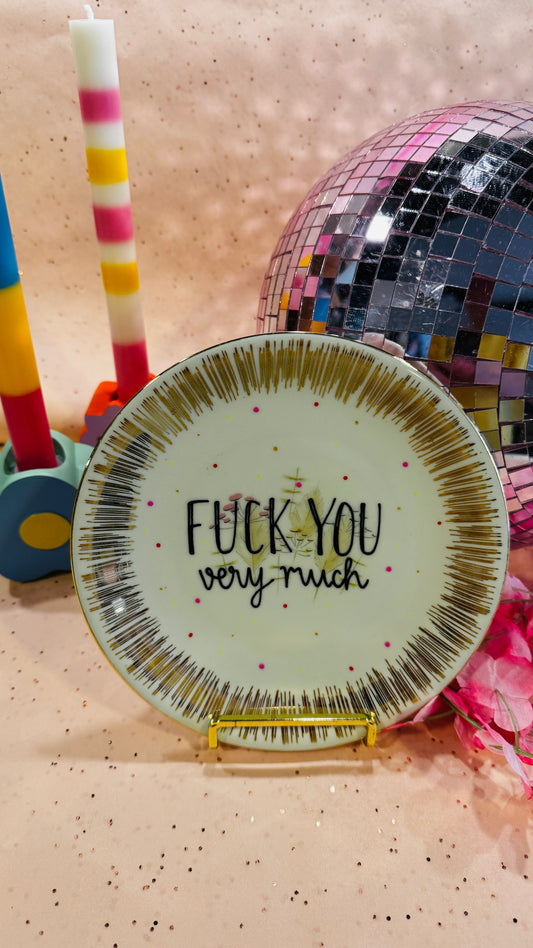 Fuck you very much Tallerken