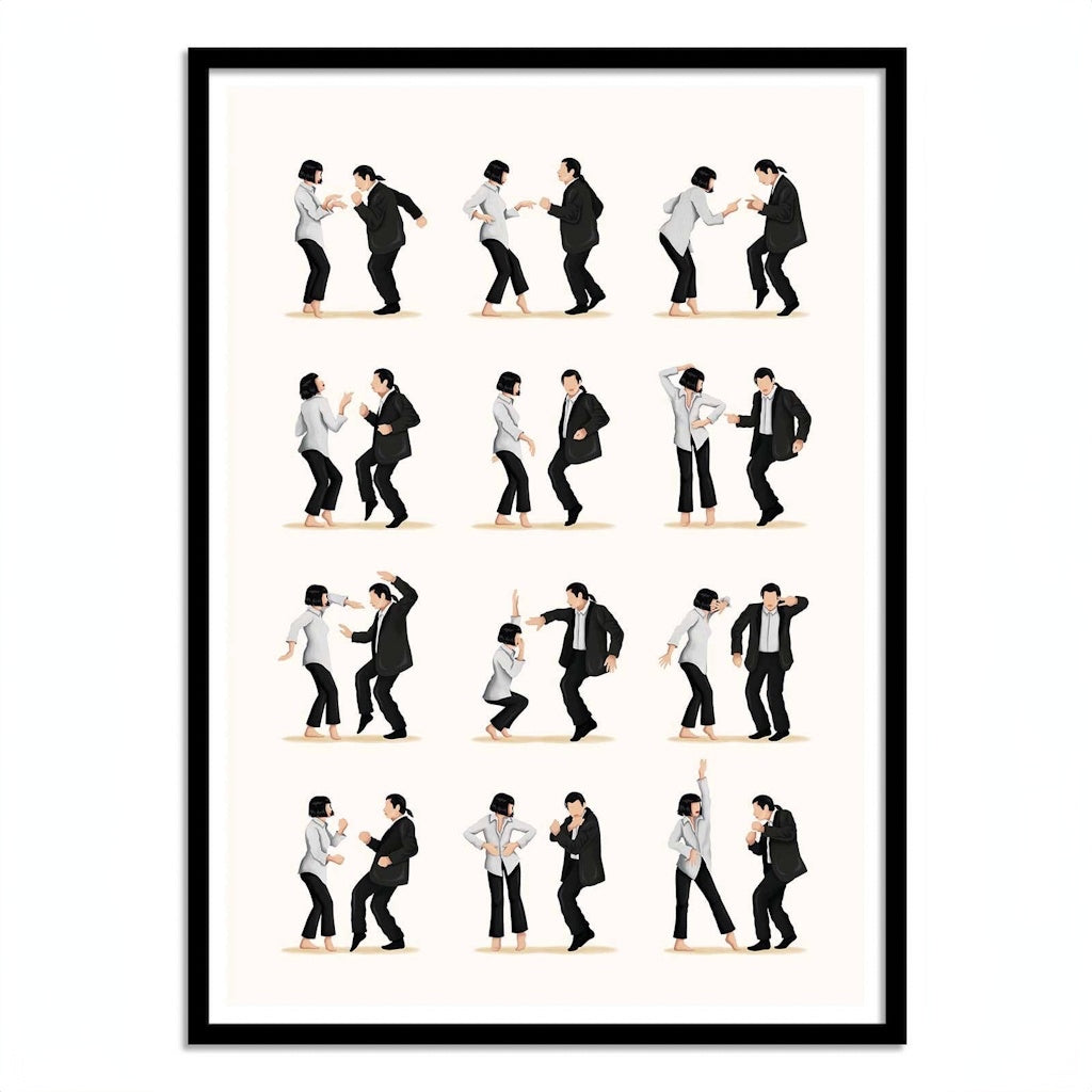 Pulp Fiction Dancing Plakat