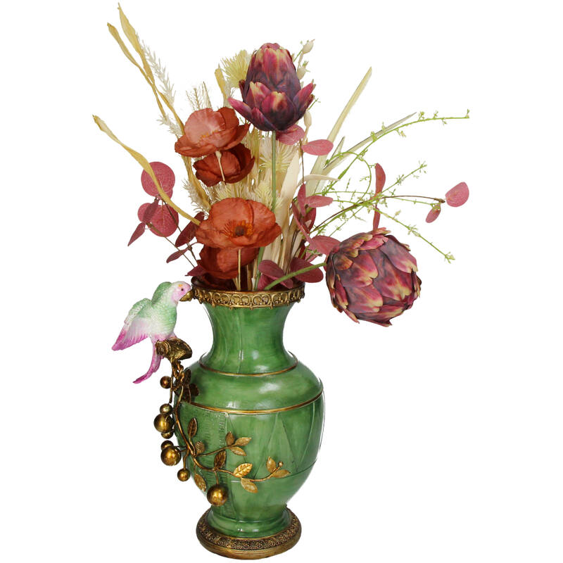 English Vintage Bird Vase