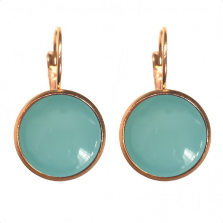 Dots Opal Aqua Øredobber