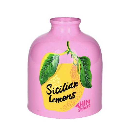 Sicilian Lemons Vase