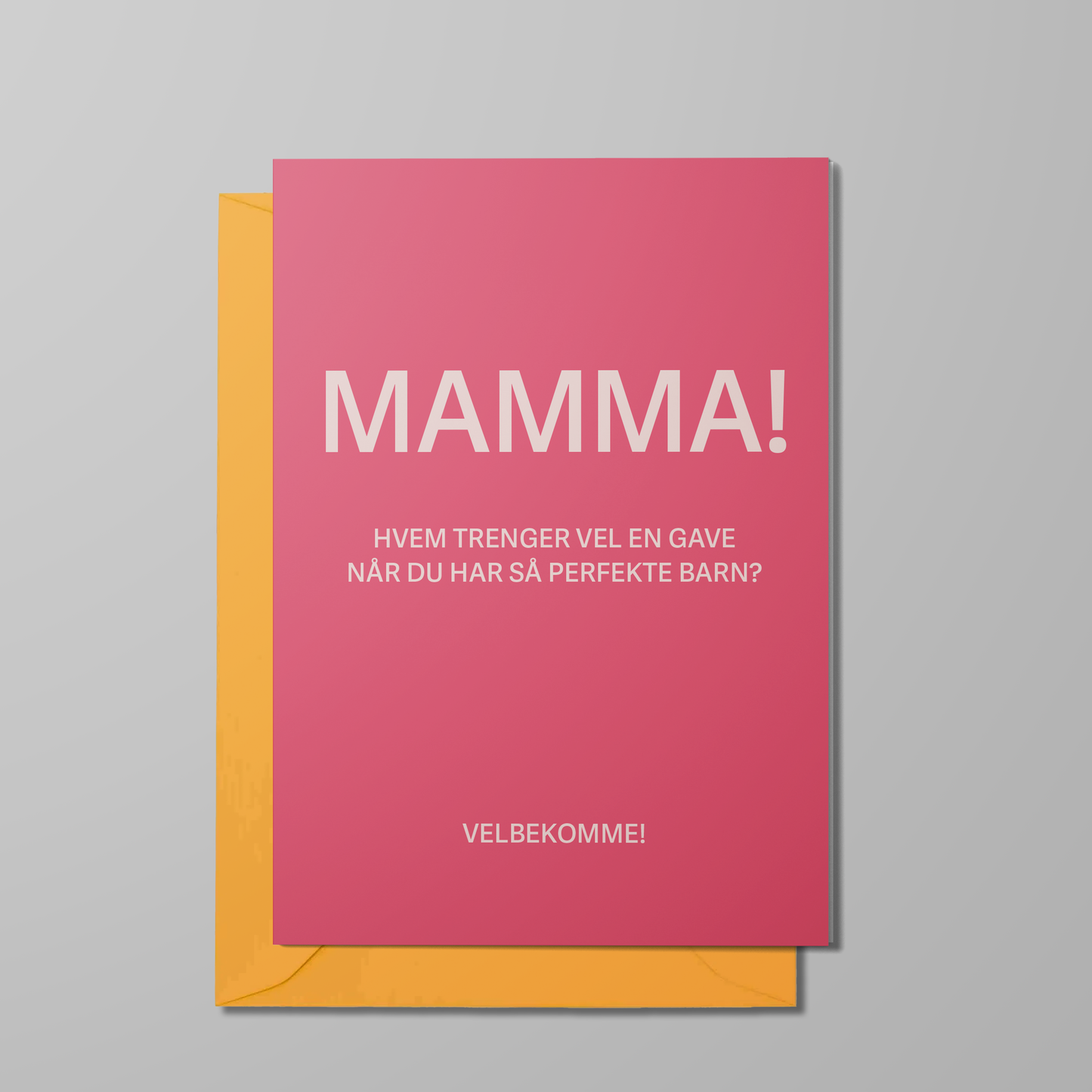 Dobbelt kort, Mamma med perfekte barn