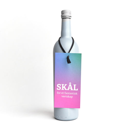 Flaskekort, Skål for vertskapet