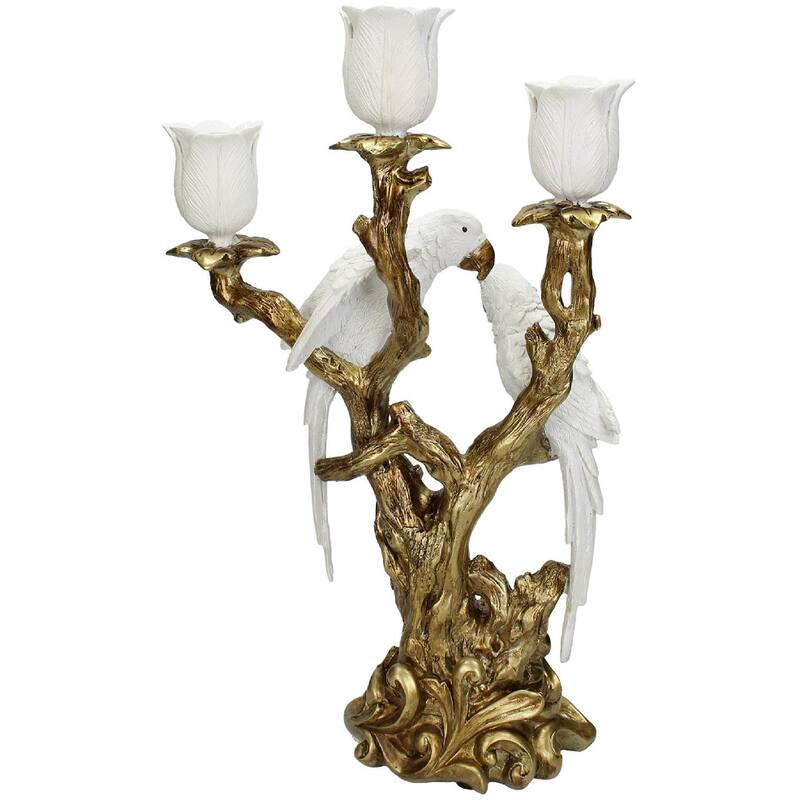 Lysholder Bird White L