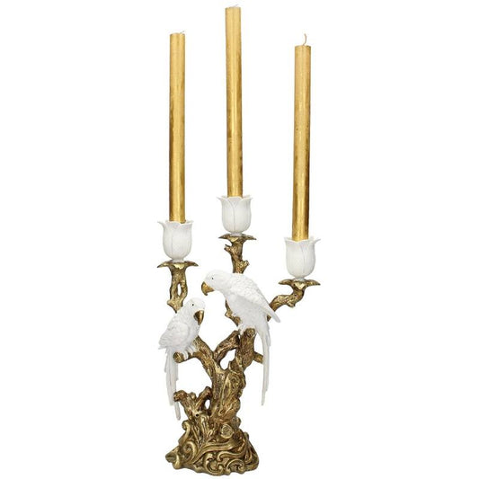 Lysholder Bird White L