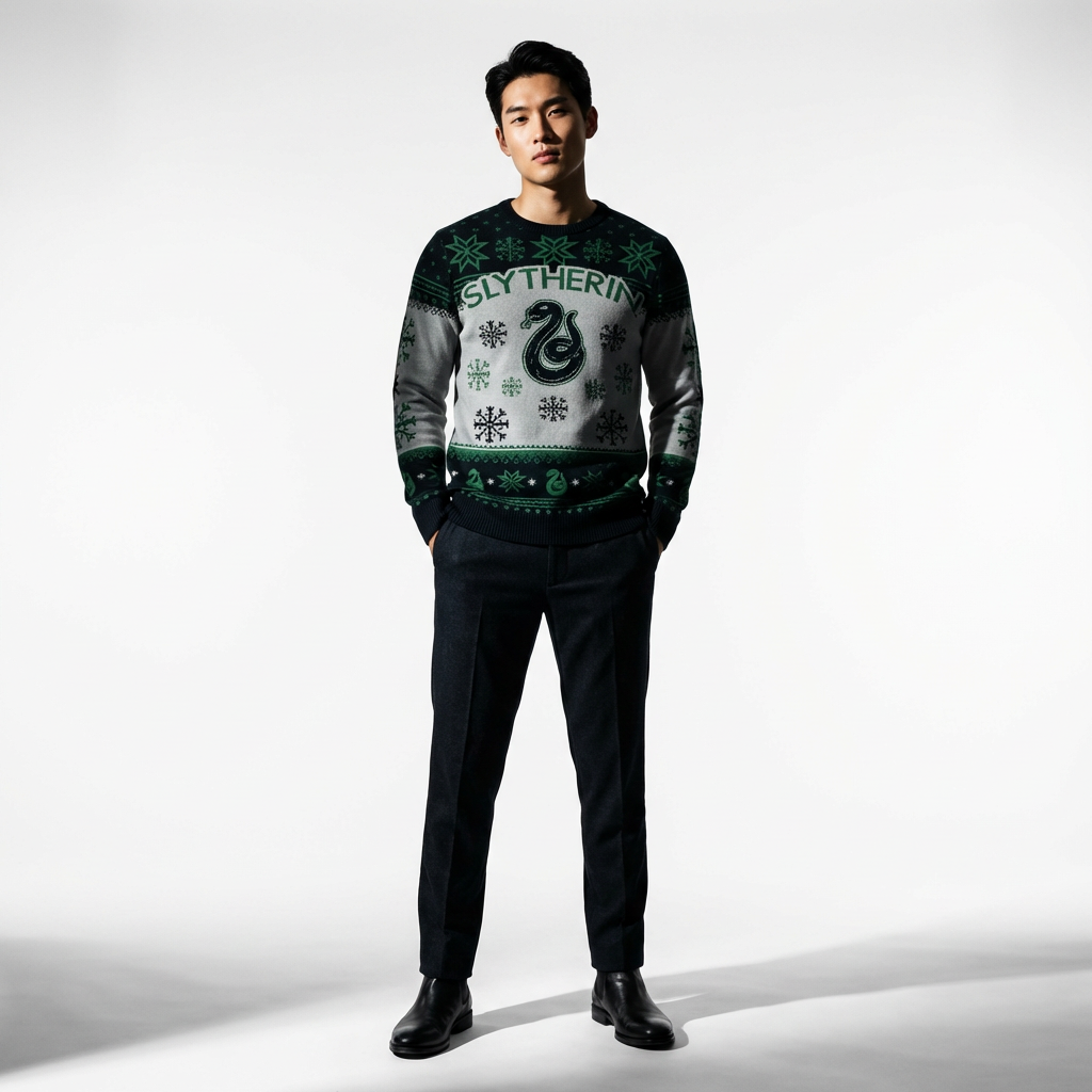 Harry Potter Slytherin Julegenser