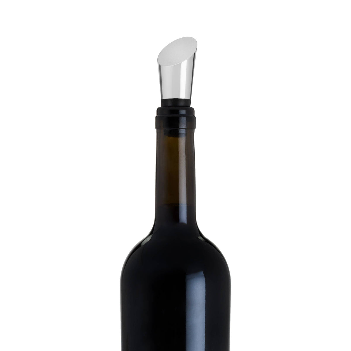 Wine Pourer and Stopper Duo Sølv