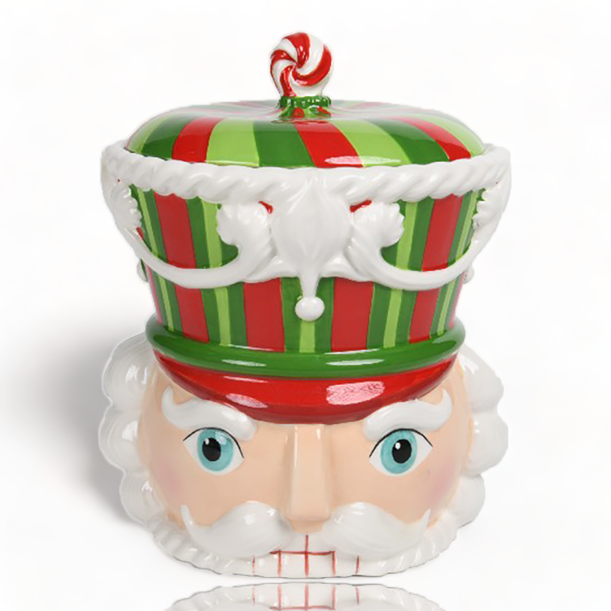 Red Nutcracker Cookie Jar
