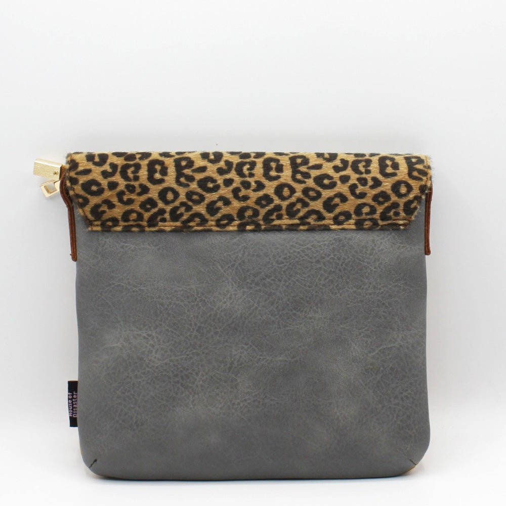 Leo Print Clutch