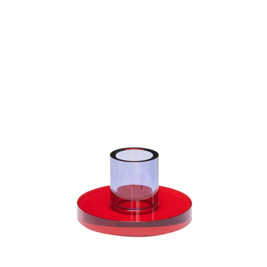 Astra Candleholder Small Red/Purple