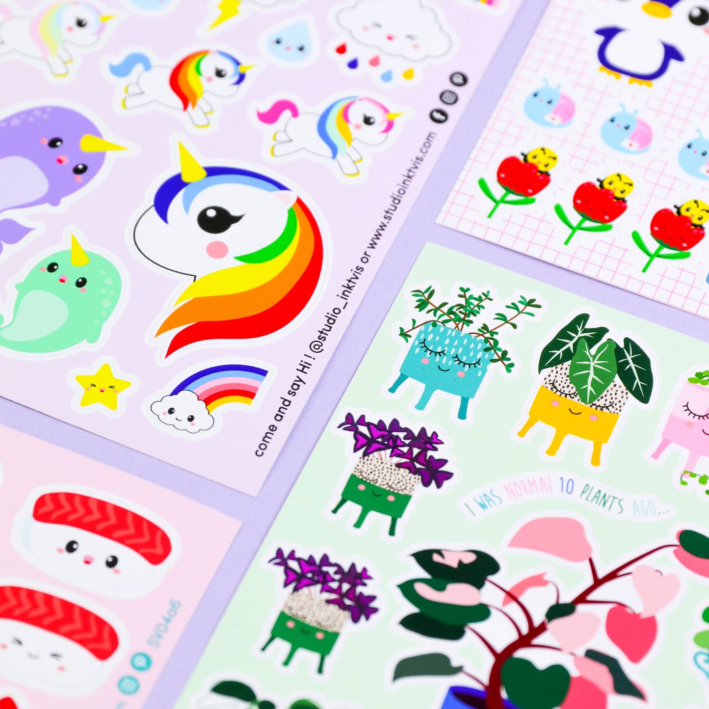 Unicorn Sticker sheet
