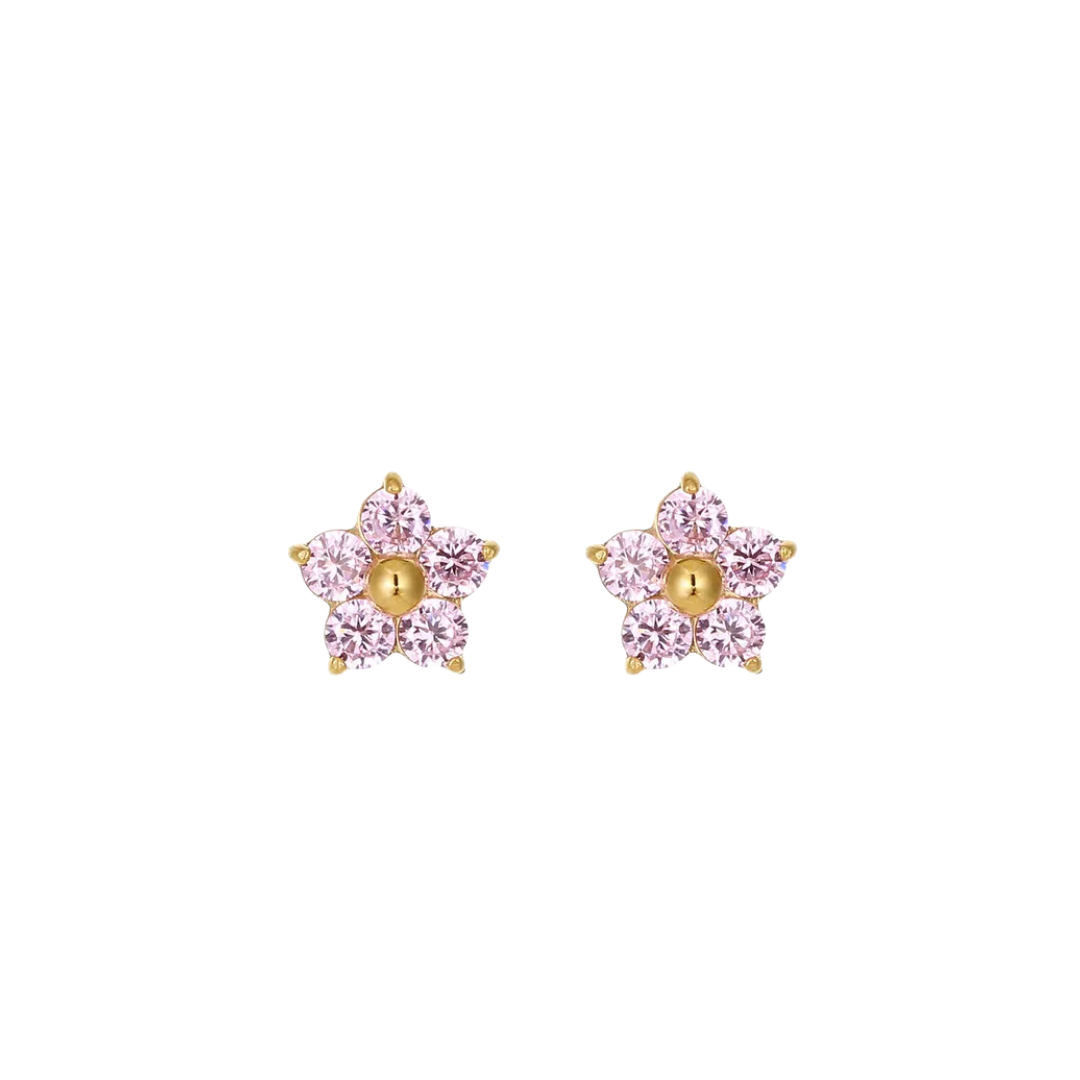 Crystal Flower Øredobber