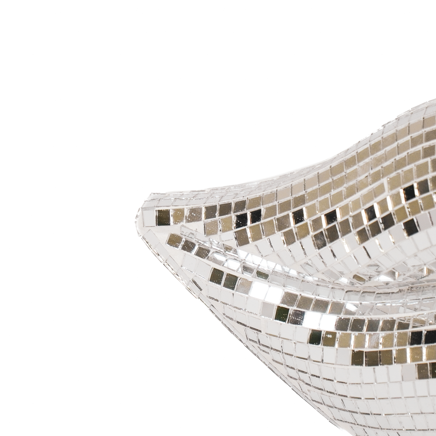 Disco Lips Silver
