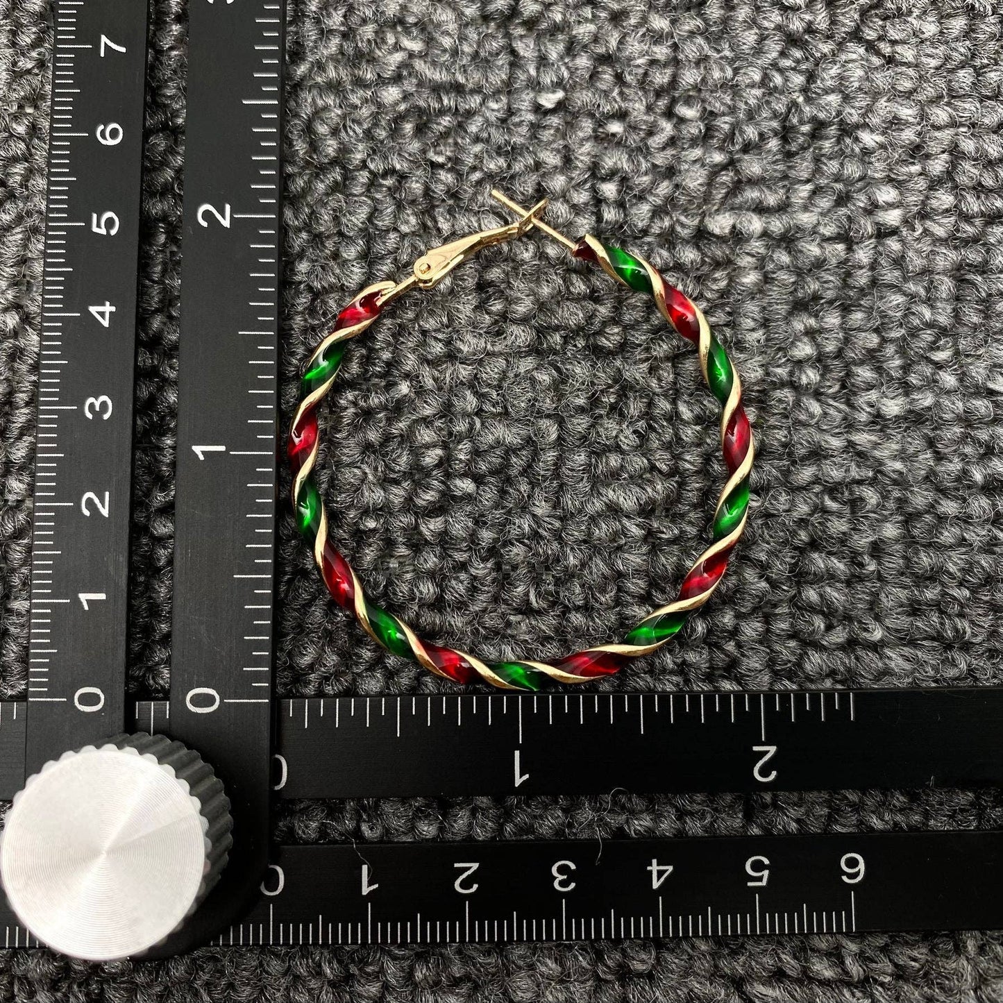 Christmas Spiral Hoop