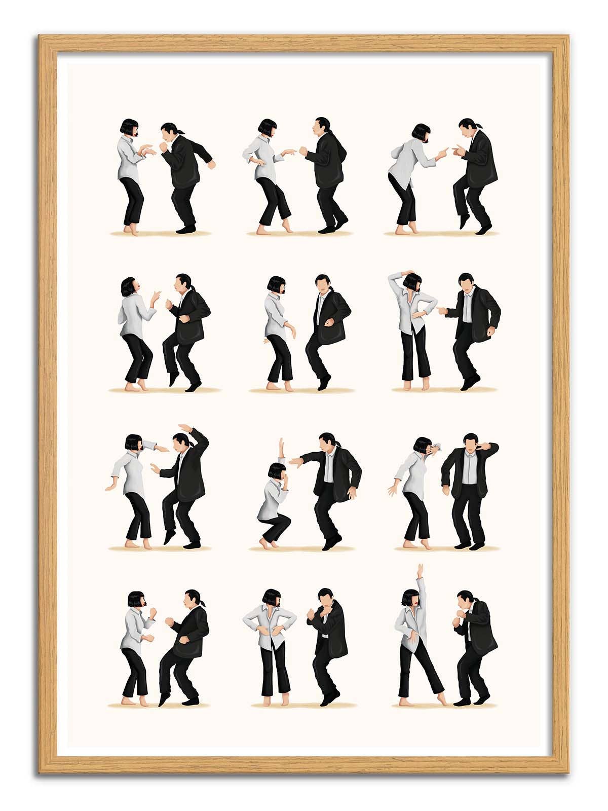 Pulp Fiction Dancing Plakat