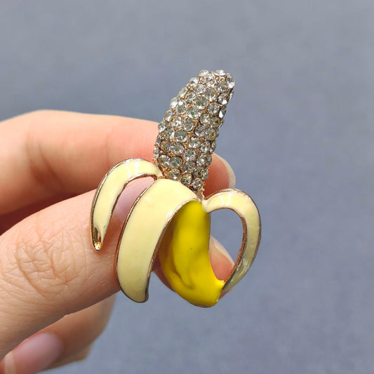 Glam Banana Brosje