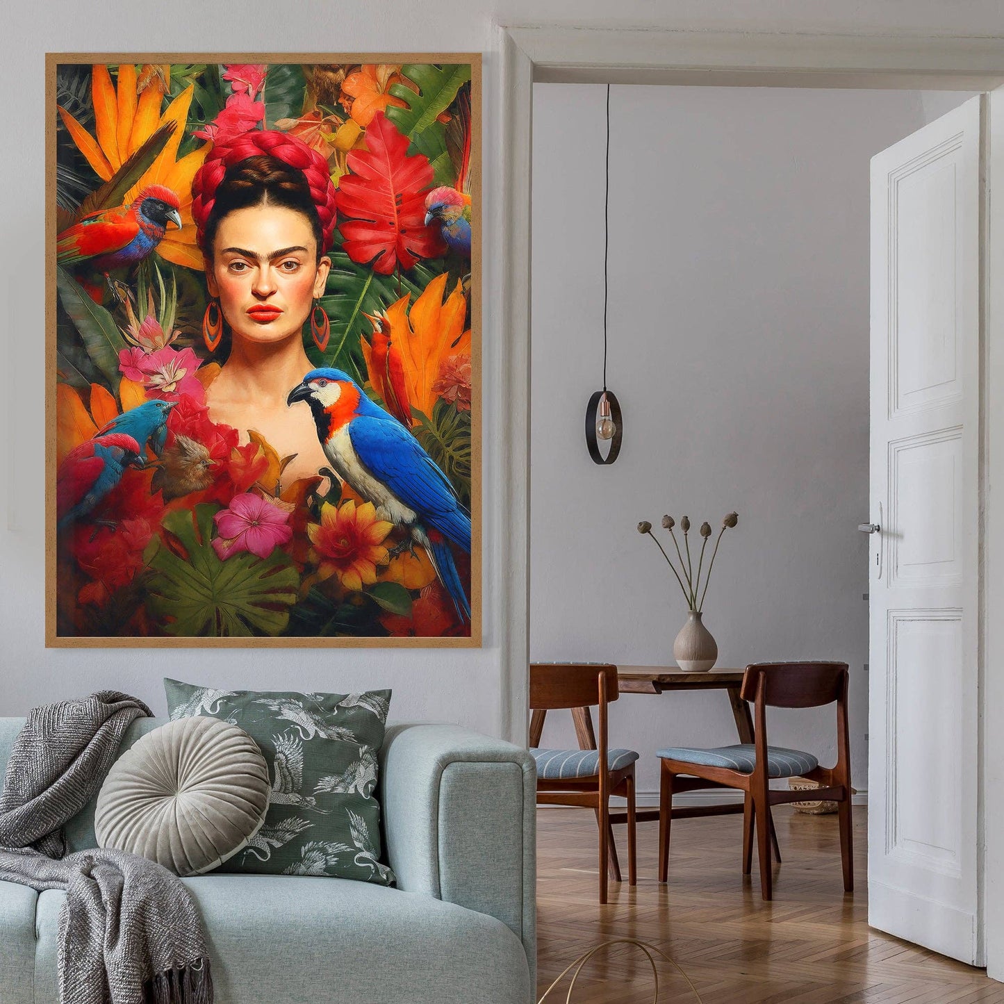 Frida Kahlo Tropical Plakat