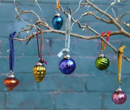 Coloured Glass Baubles