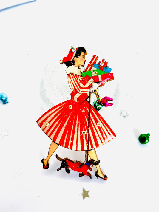 Retro 1950s Julebrosje