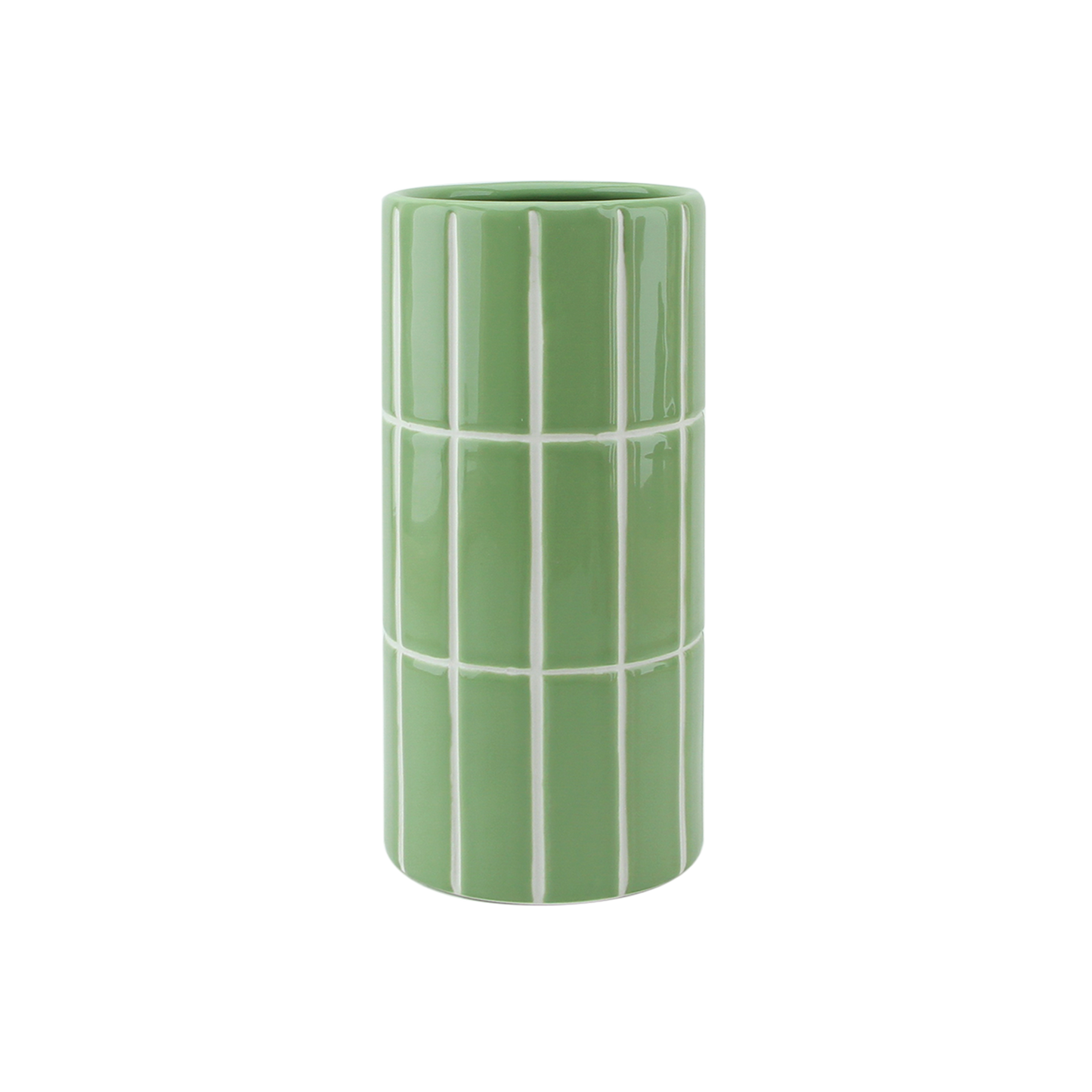 Matcha tile vase