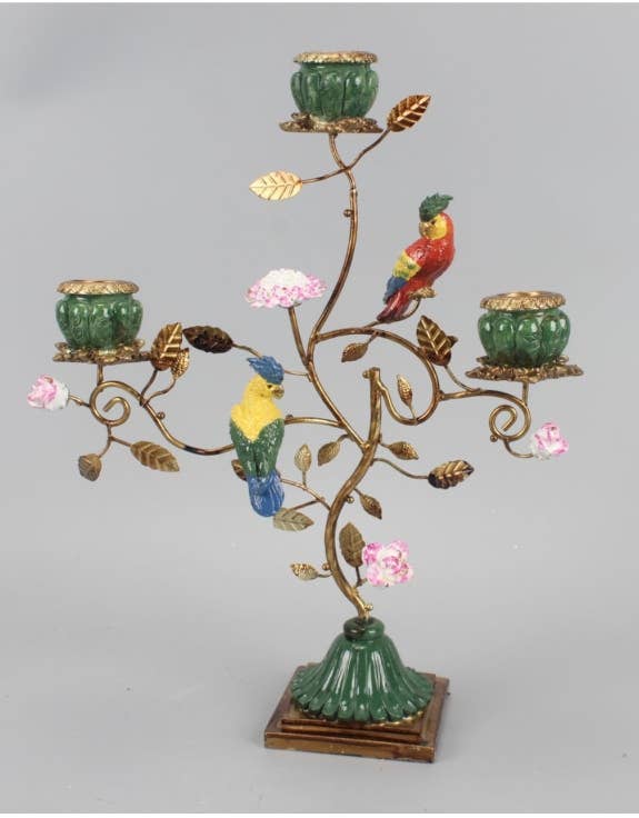 Antique Branch Lysholder