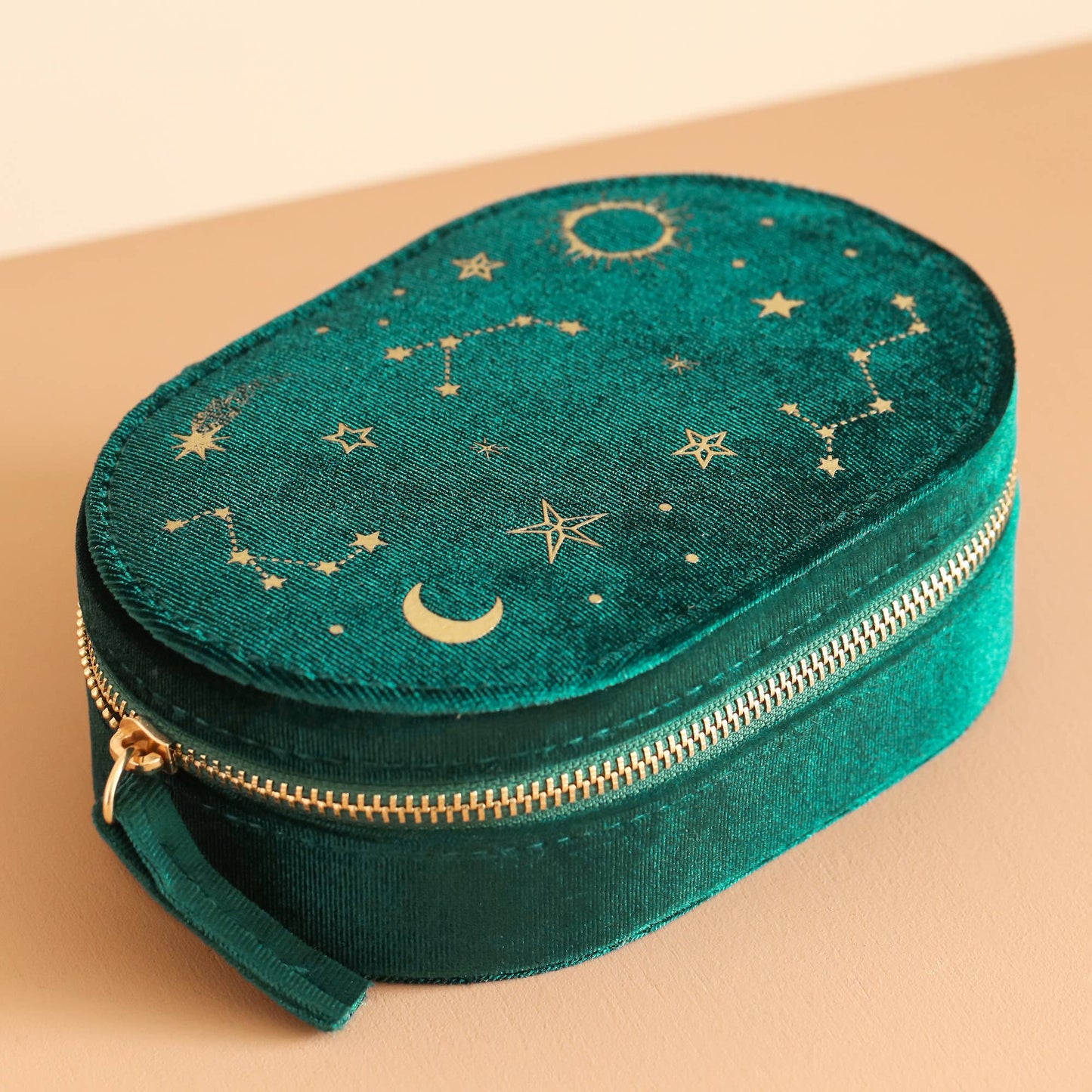Starry Night Teal Smykkeskrin