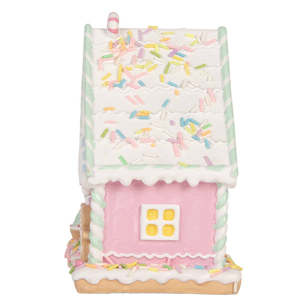 Pink Gingerbread house