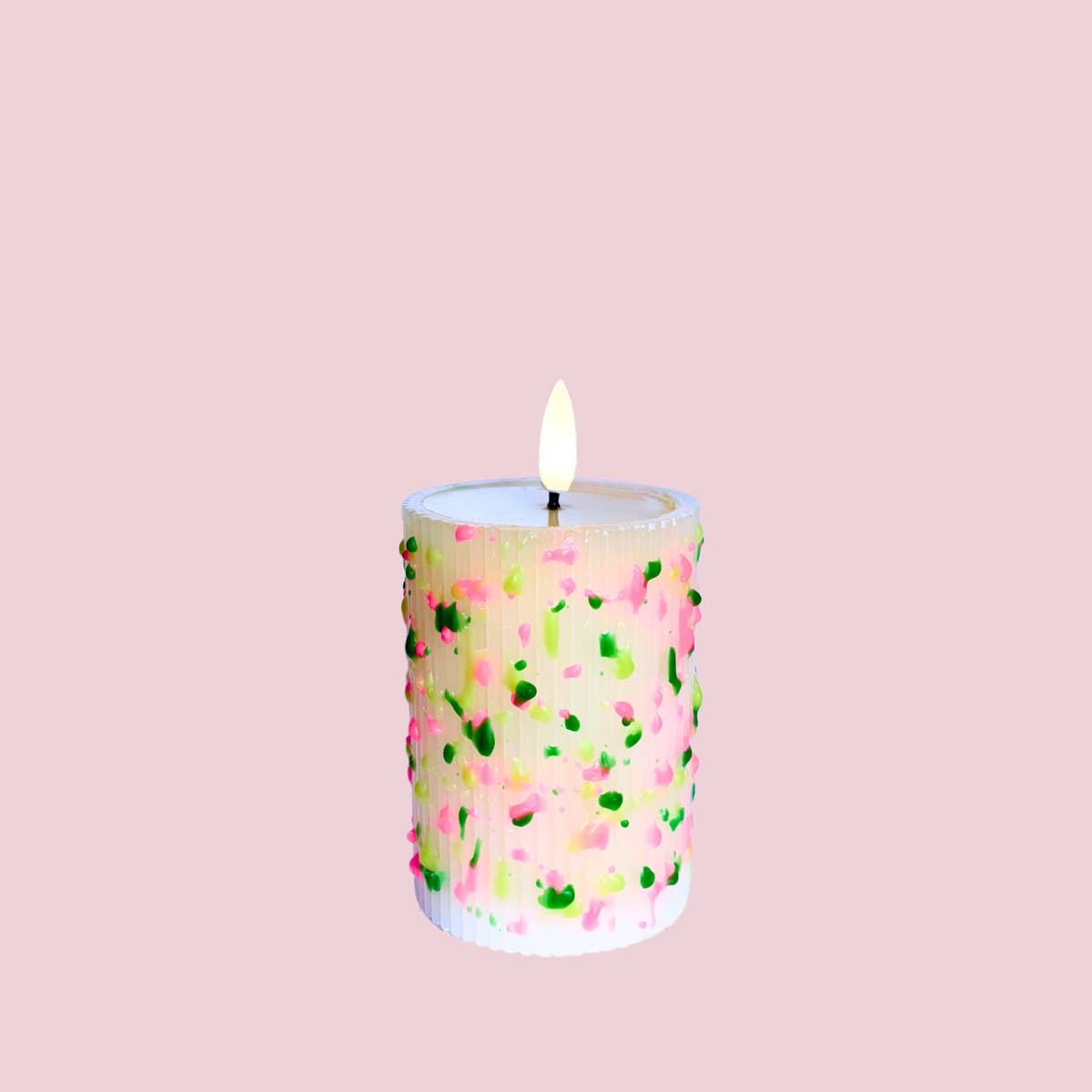 Floral Dots LED-Kubbelys 10