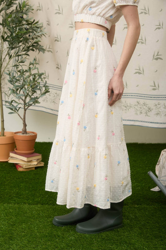 Clip Dot Midiskirt