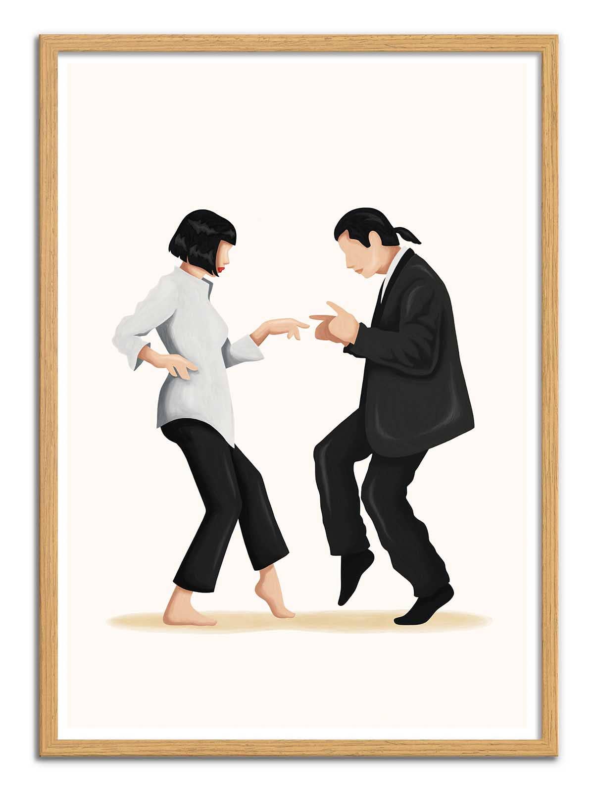 Pulp Fiction Dance Plakat