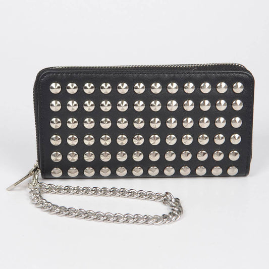 Studded Wallet With Chain