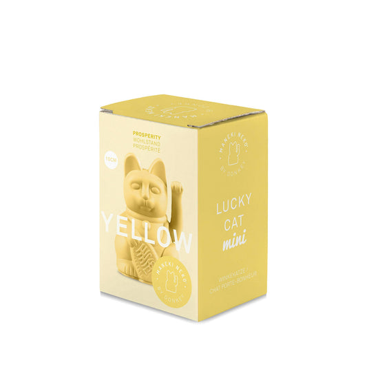 Lucky Cat Mini Yellow