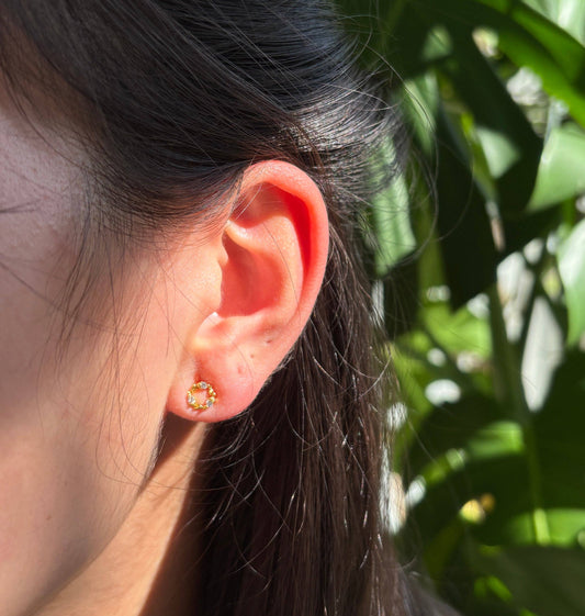 Zirconia Wreath Øreringer