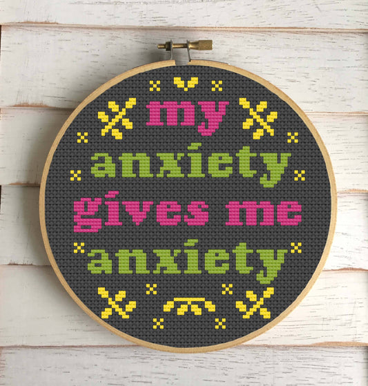 My Anxiety Broderi