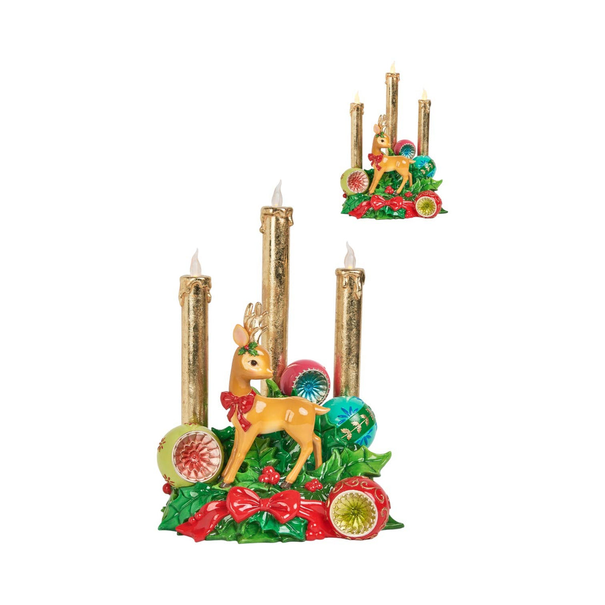 Vintage Deer LED-lysestake