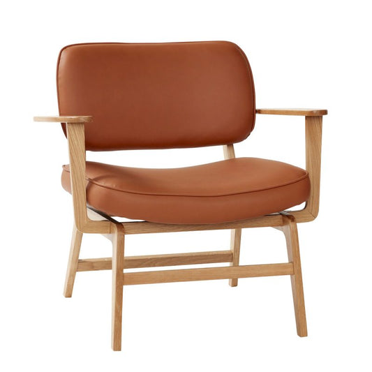 Haze Lounge Chair Brown/Natural