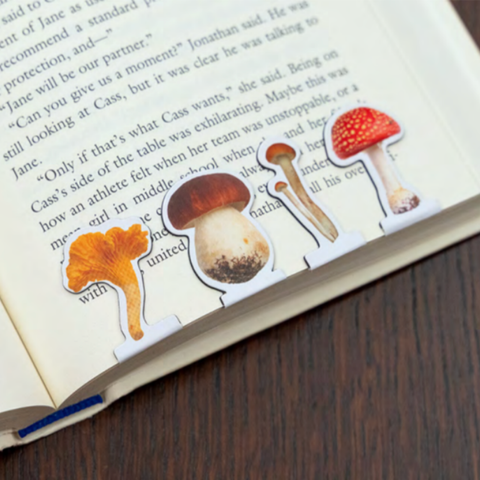 Magnetiske bokmerker Sopp