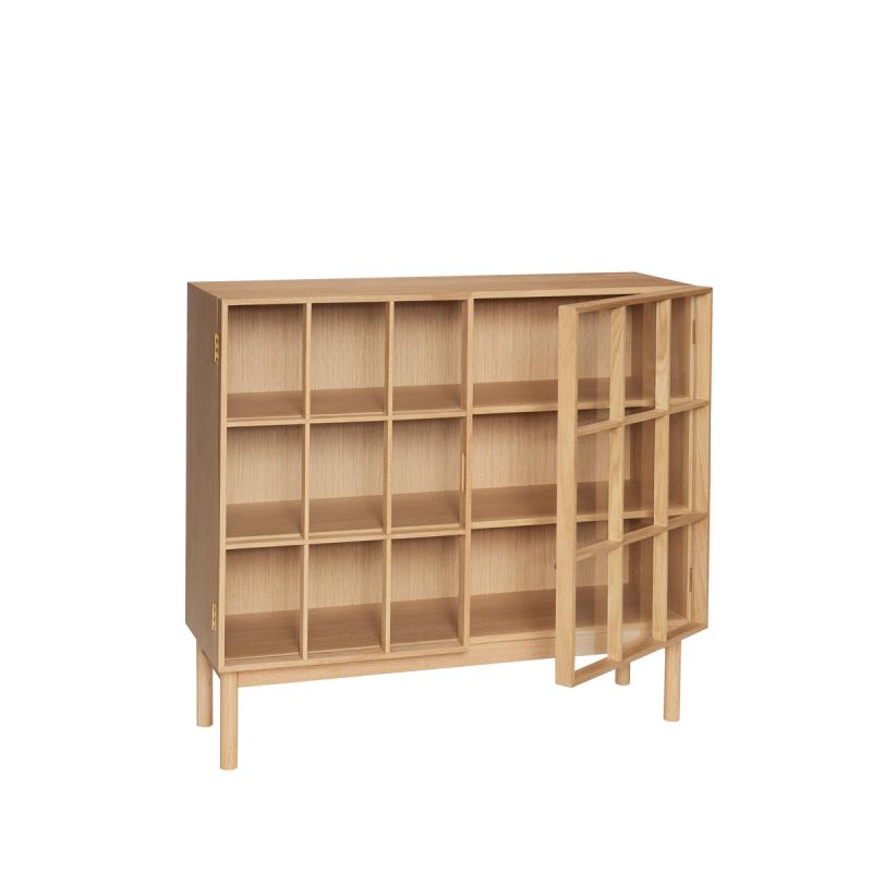 Shoji Cabinet Wide Natural