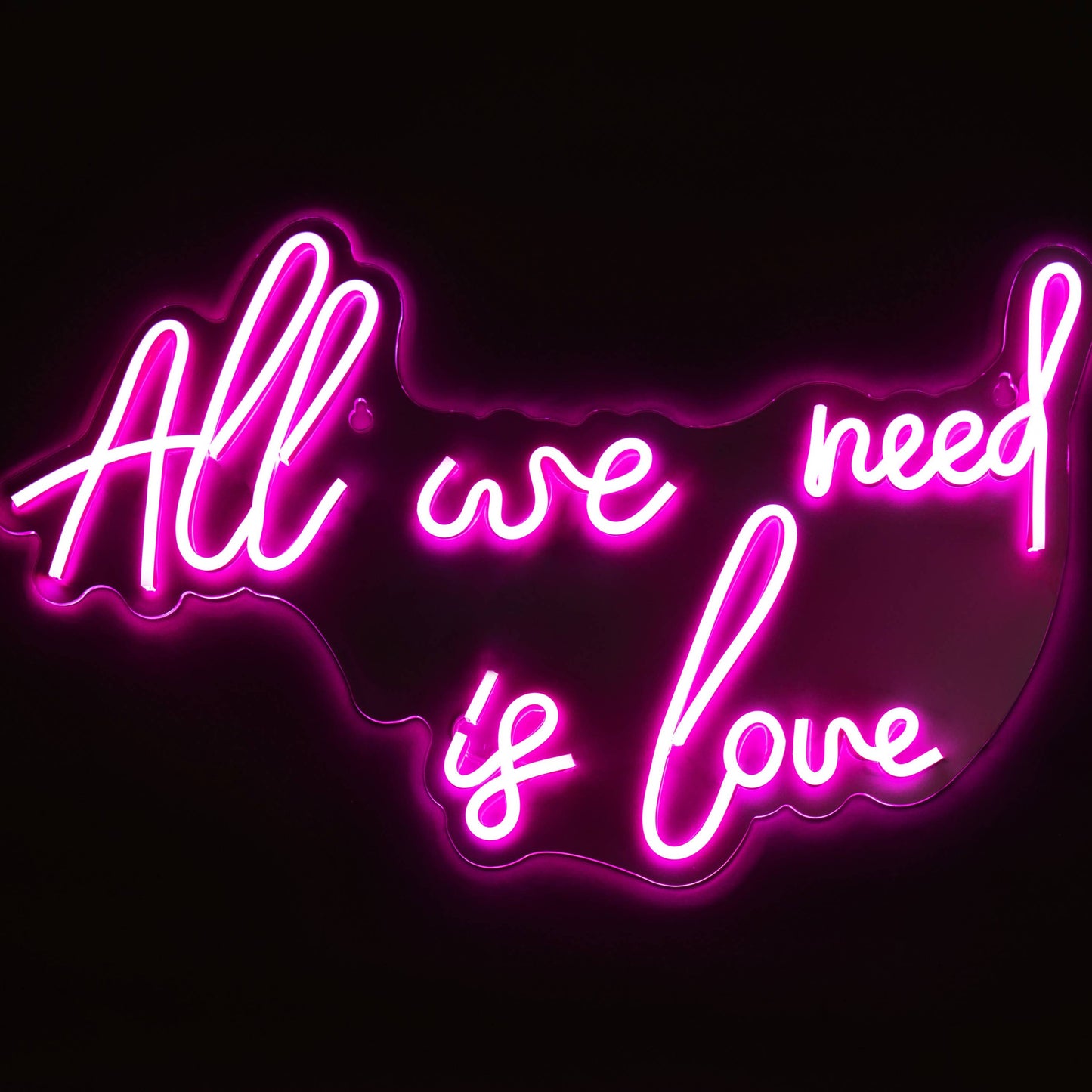Neon Wall Light - All We Need Is Love