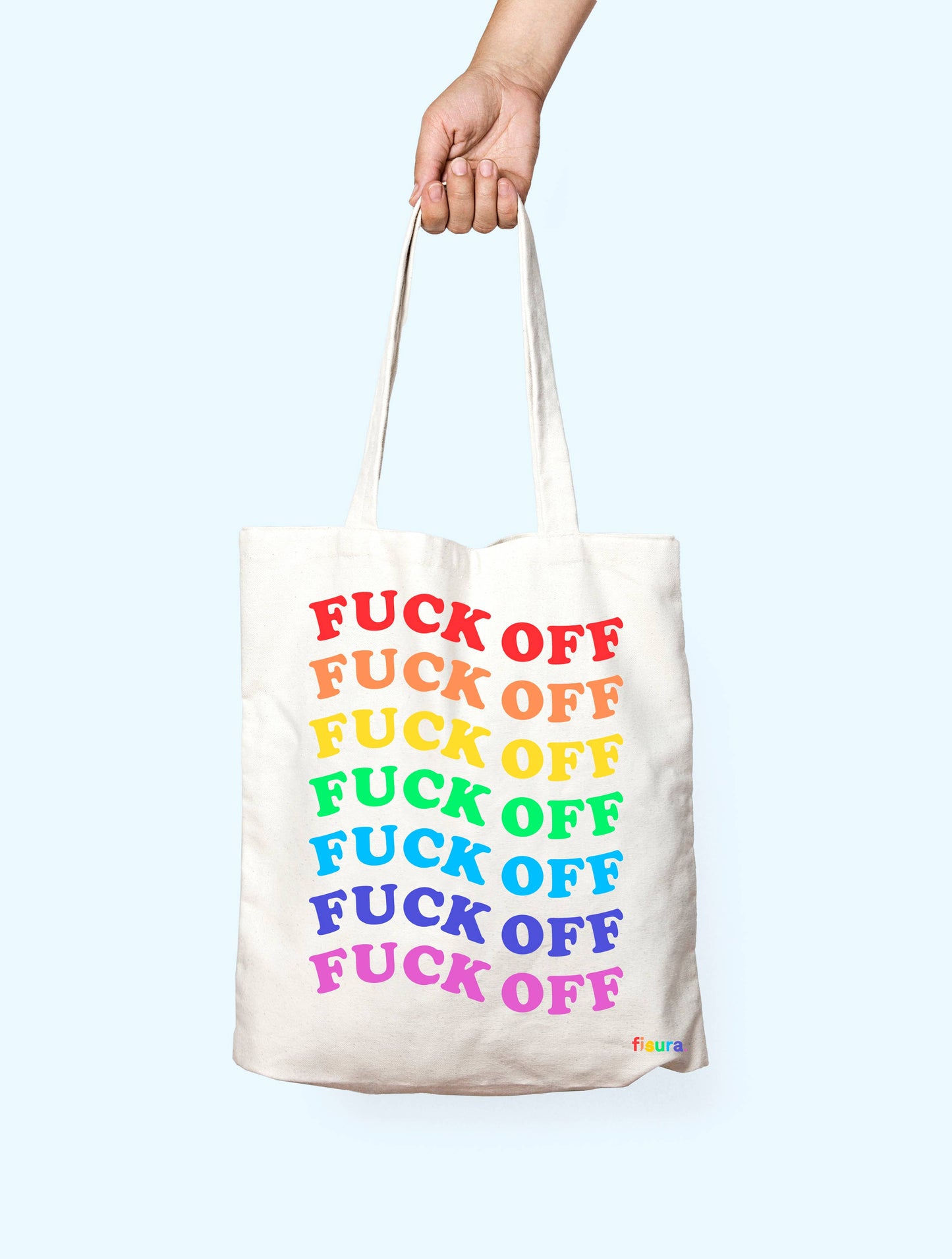 Totebag Rainbow Fuck-off