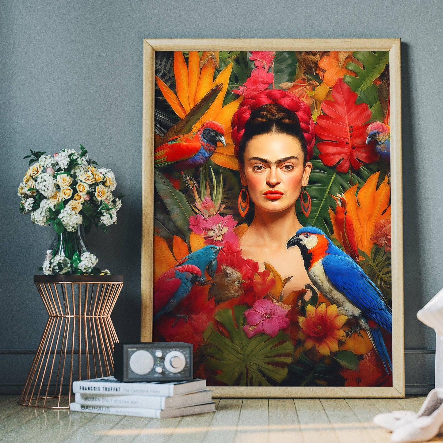 Frida Kahlo Tropical Plakat