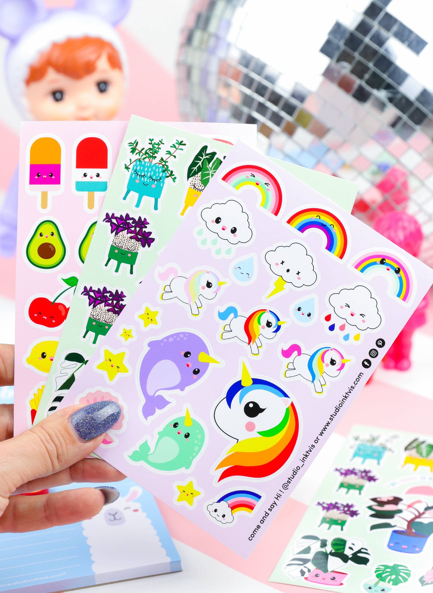Unicorn Sticker sheet