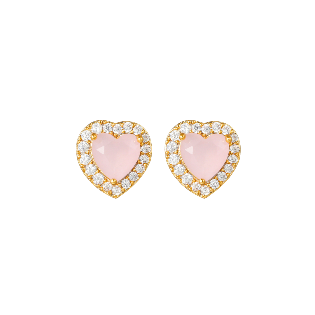 Sparkling Hearts Øredobber