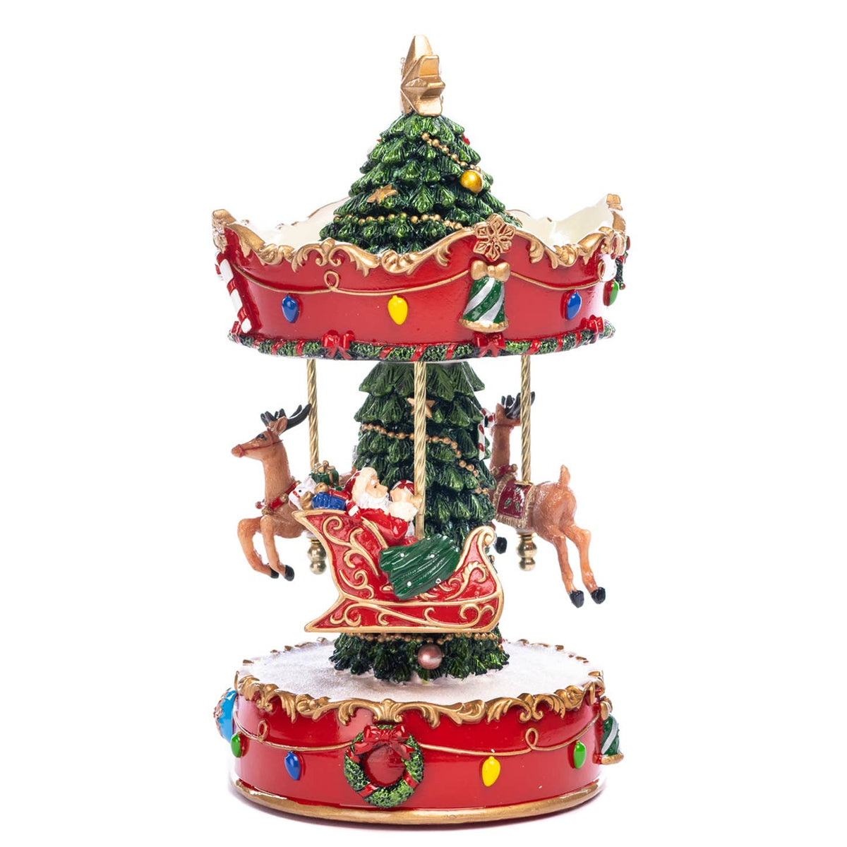 Santa Sleigh Musical Roundabout
