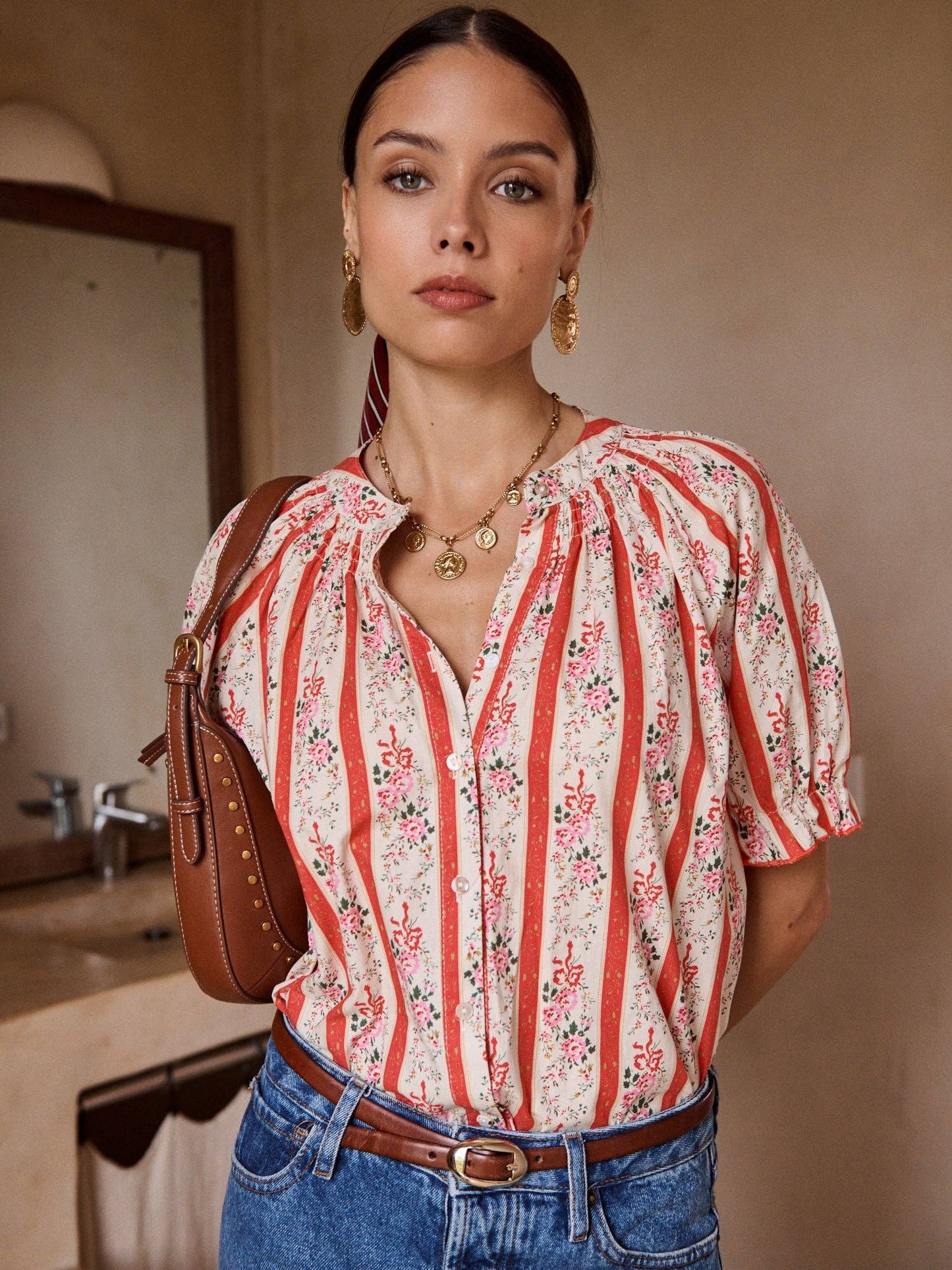 Valerian Bluse
