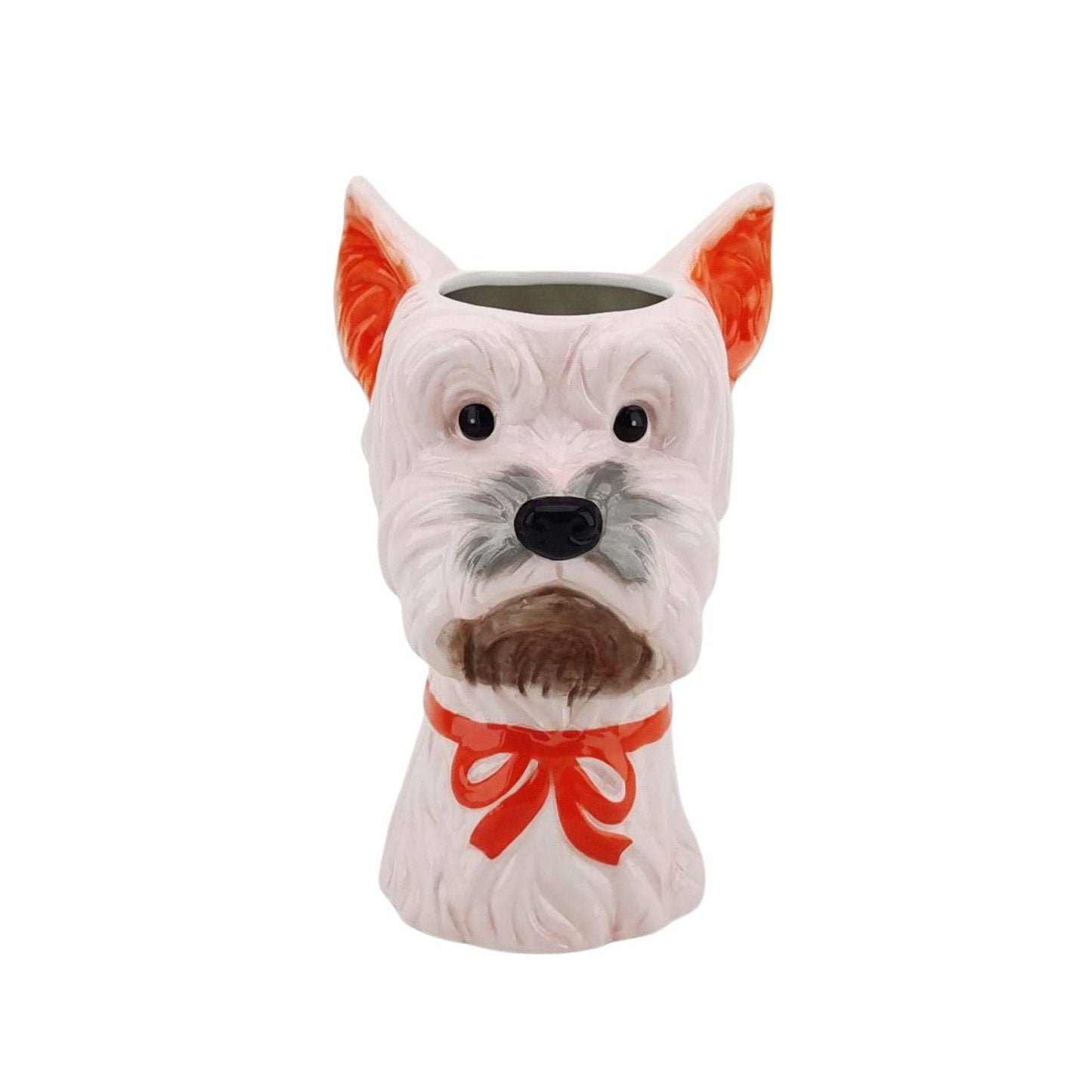 Orange Dog Vase