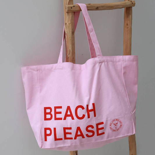 Beach Please Light Pink Bag